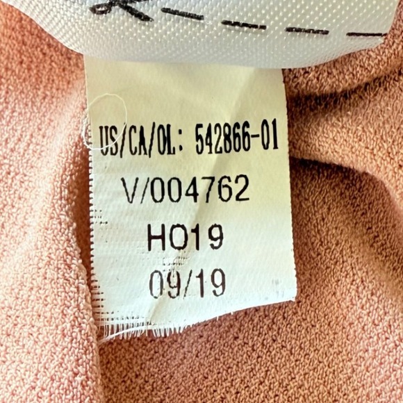 Banana Republic Factory Pink Lace Sleeve Women's Size Large - Picture 7 of 8